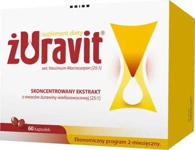 Obrázek produktu pro Żuravit, 60 kapslí - Dlouhodobá platnost!