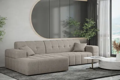 Produktbild von Kaiser Möbel Ecksofa Eckcouch NIMES stoff Verita Warmbeige Links