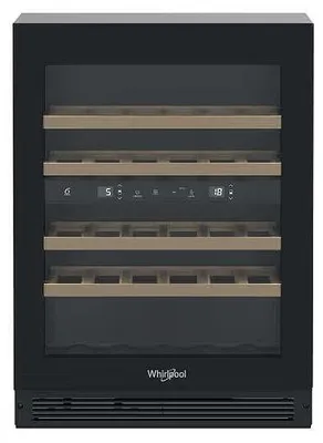 Produktbild von Whirlpool WHWBU60D2B, Integriert, 44 Flasche(n), 100 W, F, Innenbeleuchtung, Schwarz