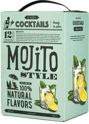 Produktbild von Mojito Cocktail 12,5% Vol. 1,5L BiB