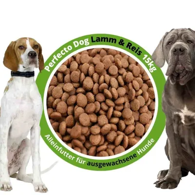 Produktbild von Trockenfutter für Hunde Perfecto Dog Lamm & Reis 15kg