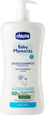 Zdjęcie produktu dla Chicco Baby Moments Szampon do mycia ciała i włosów 0m+, 750 ml