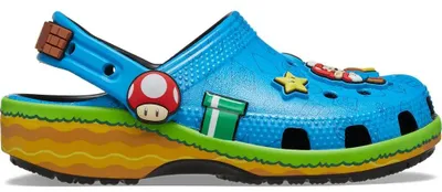 Produktbild von Crocs Super Mario Core Classic Holzschuhe Blau EU 29-30 Kinder Blau EU 29-30