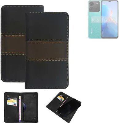 Produktbild von K-S-Trade Hülle Handyhülle kompatibel mit Infinix Smart 7 Plus Schutzhülle Walletcase Bookstyle Tasche Schutz Case Handytasche Wallet Cover