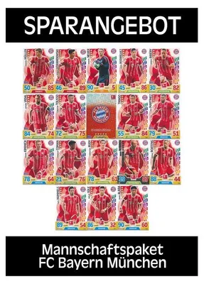 Immagine prodotto di Topps Match Attax - 2017/18 - Confezione squadra - FC Bayern München