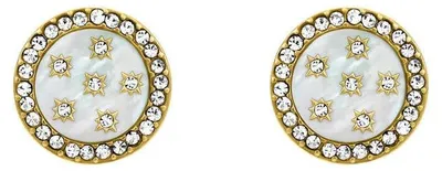 Produktbild von Fossil Merrit Damen-Ohrringe aus goldfarbenem Edelstahl, JF04868710