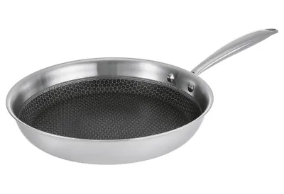 Zdjęcie produktu dla Resto Kitchenware 95348, Okrągły, Patelnia uniwersalna, Stal nierdzewna, Stal nierdzewna, Ceramika, Prąd elektryczny, Gaz, Halogen, Indukcja, Stal nierdzewna