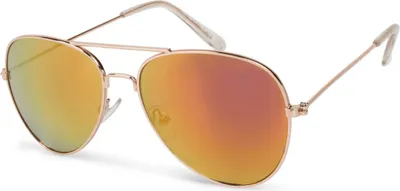 Produktbild von styleBREAKER Kinder Sonnenbrille Pilotenform mit verspiegelten oder getönten Gläsern | Edelstahl Rahmen UV400 Schutz | für Jungen und Mädchen 4 bis 10 Jahre