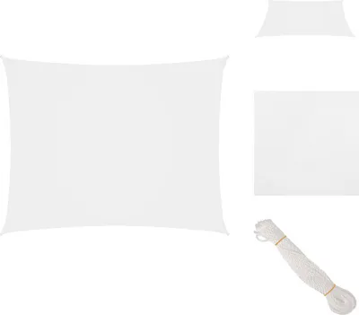 Obrázok produktu pre vidaXL Markíza Oxford Rectangular 2,5x3,5 m White - Slnečníky a tienidlá