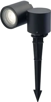 Produktbild von Außenlampe Aluminium Glas verstellbar 29 cm Erdspieß IP54 Schwarz GU10 Modern Außenleuchte