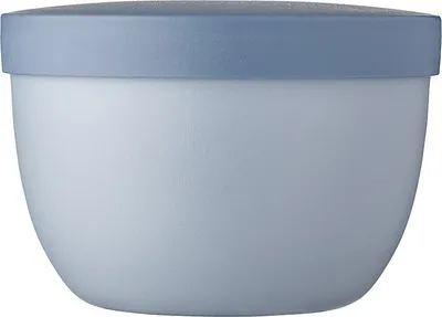 Produktbild von Mepal - Snackbox Ellipse - Lebensmittelbehälter zum Aufbewahren und Transportieren von Snacks - geeignet für Gefrierschrank, Mikrowelle & Spülmaschine - 350 ml - Nordic Blue