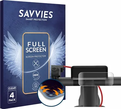 Produktbild von 4x Savvies Fullscreen Schutzfolie für Navee V50i Pro Displayschutz Folie Fullcover Klar Transparent