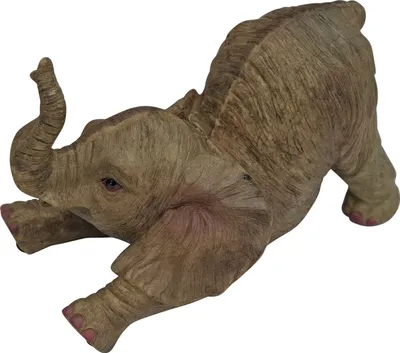 Produktbild von Dekofigur Elefant Glückselefant liegend afrikanische Figur Tierfigur