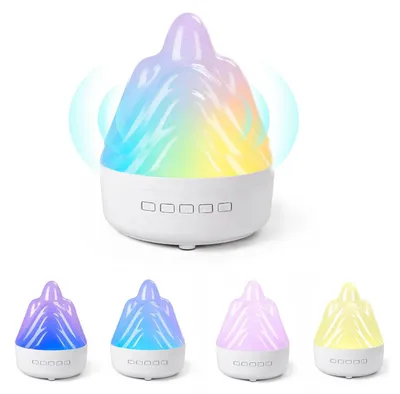 Produktbild von Bluetooth-Lautsprecher mit Nachtlichtfunktion, dimmbar per Knopfdruck, RGB-LED mit Farbwechsel