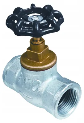 Produktbild von Hydroland Gusseisen Durchgangsventil mit Messing-Spindel 5/4 Zoll