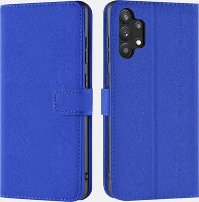 Produktbild von Conie Klapp Tasche für Samsung Galaxy A13 4G Kartenfach Rundumschutz Hülle in Blau