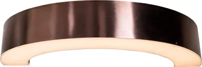 Zdjęcie produktu dla Kinkiet LED LOTUS brąz szczotkowany 7W Ciepła biel 700lm metal wym:5,1x30x13cm IP20 Maxlight