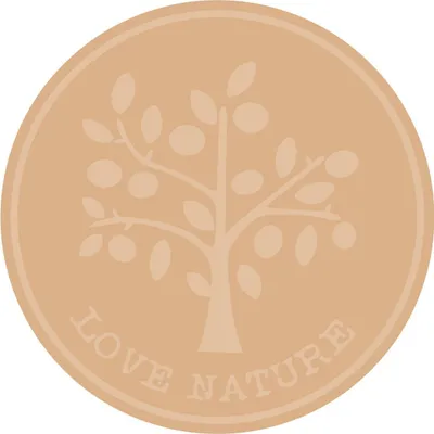 Produktbild von Tissue + Graspapier Deckchen Love Nature - 100% compostable, Ø 90mm, 200 Stück - Mank
