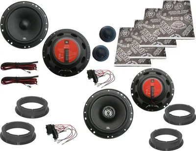 Produktbild von JBL Lautsprecher Set für VW Polo 4 9N 9N3 Tür vorn hinten Dämmung