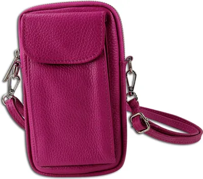 Produktbild von Toscanto Leder Tasche Umhängetasche Handtasche pink OTT827SP