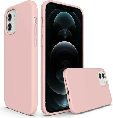Immagine prodotto di Custodia Apple iPhone 12 / 12 Pro 6.1 cellulare protezione copertura custodia in gel di silicone, rosa