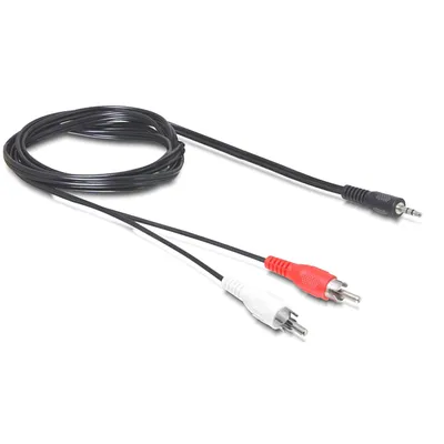 Produktbild von DeLOCK 3.5mm/2 x RCA, 3.5mm, 2 x RCA