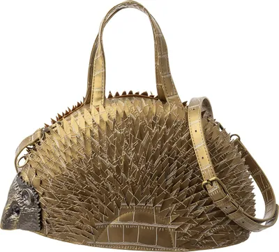 Produktbild von Magic Bags Tasche Umhängetasche "Igel" goldfarbend