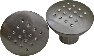 Produktbild von Edelstahlfarbender Möbelknopf ø 27mm Schrankknopf Schubladenknopf Küchenknopf