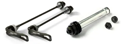 Produktbild von Miche Umbauset von Steckachse auf QR Centerlock, inklusive Schnellspanner-Set