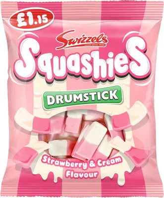Produktbild von Squashies Strawberry & Cream (12 x 120g)