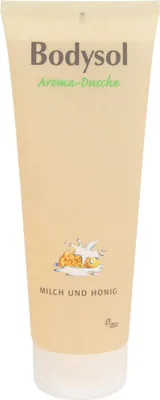 Imagen del producto de Bodysol, gel de ducha aromático, leche y miel, 250 ml. (XDG)