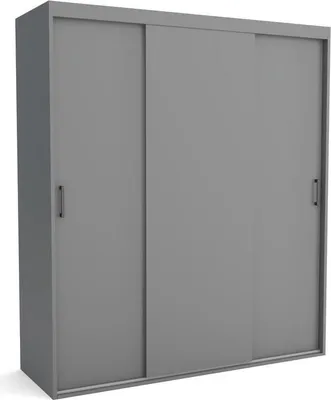 Produktbild von FURNLUX Garderobenmatte A Grau 160cm / Hauptfarbe: Grau / Abmessungen: 160 x 60 x 205 cm