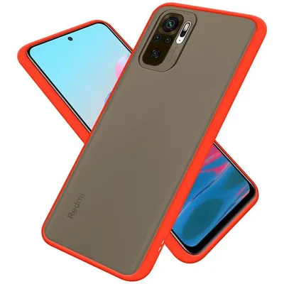 Zdjęcie produktu dla Cadorabo DE-150263, Xiaomi, Xiaomi RedMi NOTE 10 4G / RedMi NOTE 10S, Czarny, Czerwony