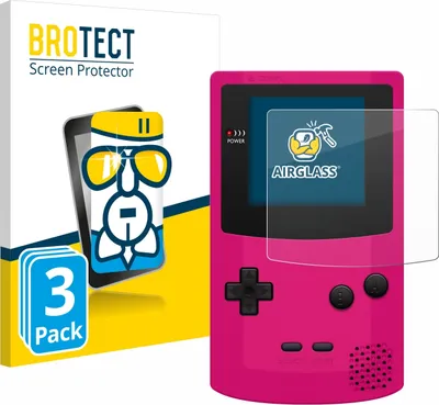 Produktbild von 3x BROTECT Schutzglas für Nintendo Gameboy Color Schutzfolie Panzer Folie Glas Display Schutz klar