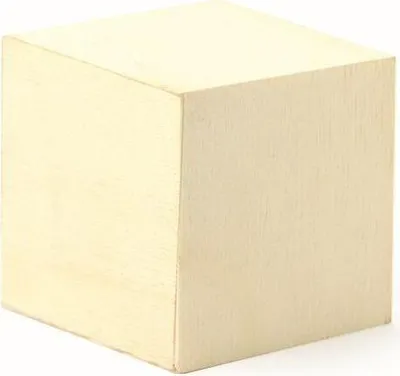 Obrázok produktu pre Drevená kocka na dekoráciu - 5 x 5 x 5 cm