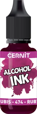 Produktbild von Cernit 6x Alkoholtinte 20ml, Rubinrot - Rubinrot| CE2000020474C