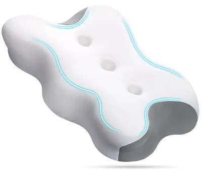 Produktbild von Euqvunn Orthopädisches Kopfkissen aus Memory Foam Kissen, Ergonomisches Kopfkiss