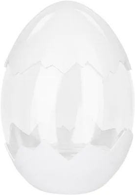Productafbeelding van Decoratieve eierschaal, diameter 93 cm, hoogte 13 cm, wit
