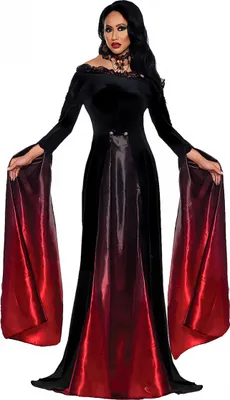 Produktbild von Edles Vampir Königin Kostümkleid für Damen Größe: L