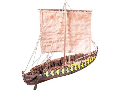 Obrázek produktu pro Krick Gokstad Wikingerschiff 1:72 Baukasten
