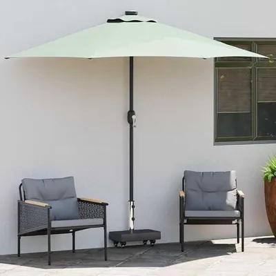 Imagen del producto de Soporte para sombrilla de 25 kg, color , de granito, rectangular, para jardín o terraza