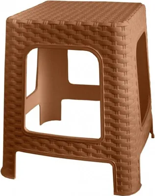 Obrázek produktu pro MEGA PLAST Taburette I. zahradní polyratan 36 x 33 x 33 cm, okrová barva