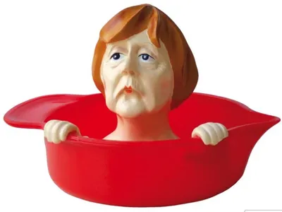 Produktbild von Citruspresse Zitronenpresse Angie rot Saftpresse