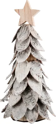 Produktbild von Gilde Dekoobjekt, Tannenbaum, "Cone", Holz, naturfarben, , H. 38 cm, D. 20 cm  26628