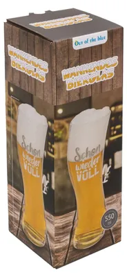 Produktbild von Bierglas "schon wieder voll" 569ml