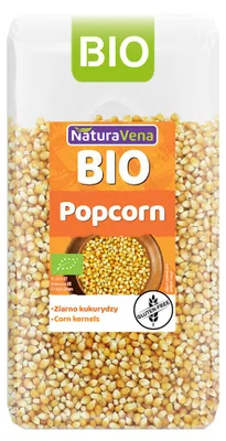 POPCORN (ZIARNO KUKURYDZY) BIO 500 g - NATURAVENA