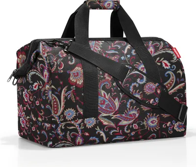 Produktbild von reisenthel allrounder L, Reisetasche, Sporttasche, Schultertasche, Paisley Black, 30 L, MT7064