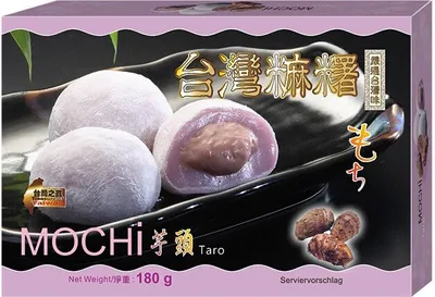 Produktbild von 180g Mochi Taro / Klebreiskuchen mit Taro-Geschmack