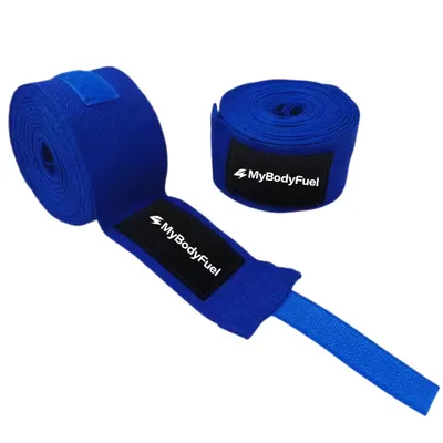 Produktbild von MyBodyFuel Boxbandagen, Kickboxbandagen, Einheitsgröße, 500 cm (blau)