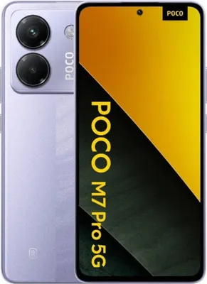 Produktbild von POCO M7 Pro, 16,9 cm (6.67"), 2400 x 1080 Pixel, 8 GB, 256 GB, 50 MP, Violett
